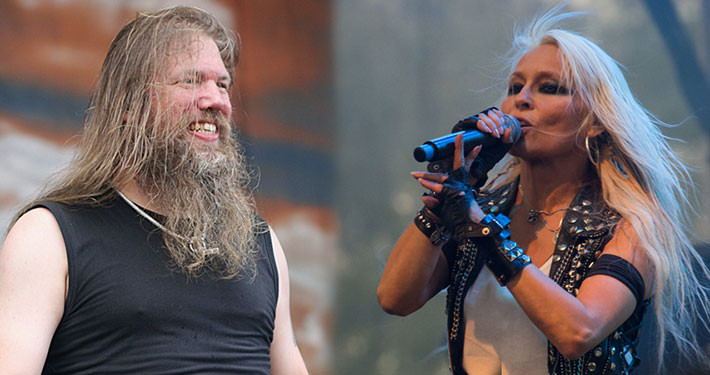 Yeni AMON AMARTH albümüne konuk olan DORO'nun kayıt görüntüleri